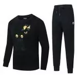 ensemble survetement fendi 2019 jogging sweatsshirts suits black